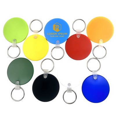 Round Shape PVC Keychain