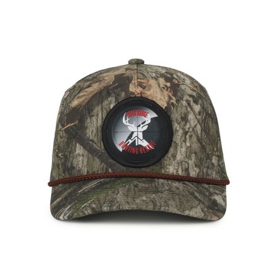 Camo Performance 5-Panel Cap w/Cord