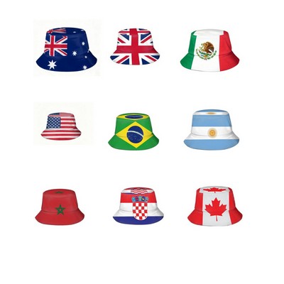 2026 World Cup National Flags Bucket Hat