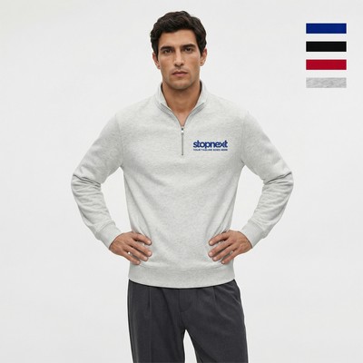 8oz 100% Cotton 1/4-Zip Sweatshirt