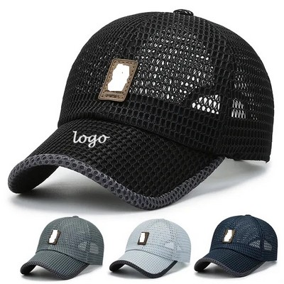 Summer Quick Dry Mesh Sport Baseball Cap