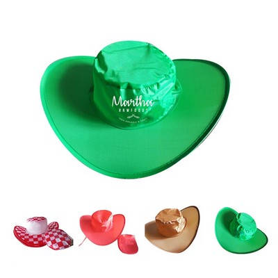 Polyester Foldable Cowboy Hat