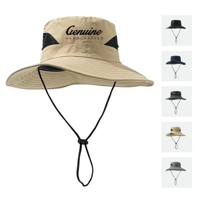 Mesh Wide Brim Sun Hat