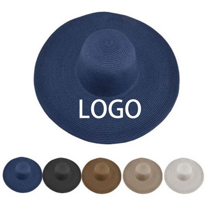 Summer Wide Brim Straw Sun Hat