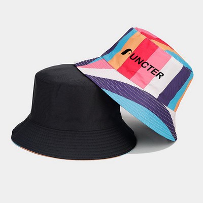Reversible Polyester Pride Rainbow Hat