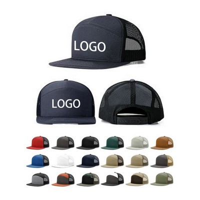 Mesh Back Trucker Snapback Hat