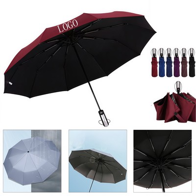Automatic Folding Umbrella W/ UV Protection