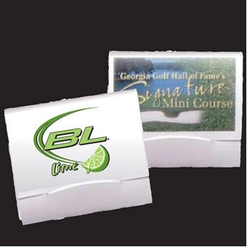 Pro Elite Gold Standard Golf Tee Packet w/ Four 2 1/8" Tees & 1 Marker