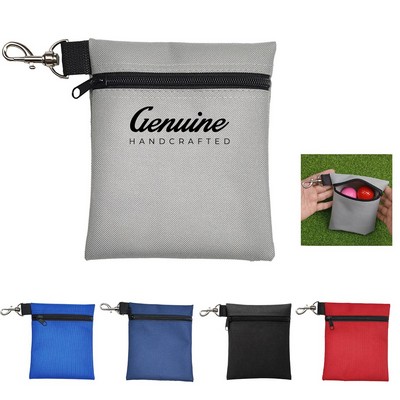Zip Golf Ball Pouch