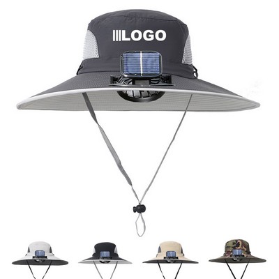 Solar Fan Fishing Hat