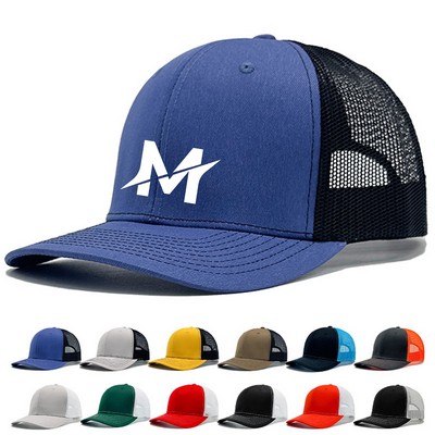 Two Tone Trucker Hat Summer Mesh Cap with Adjustable