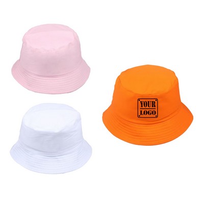 Outdoor Bucket Hat in Blend Twill Fabric
