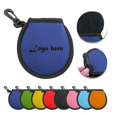 Pocket Golf Ball Cleaner Pouch