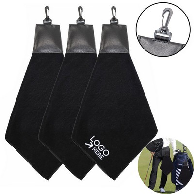 12 x 20" Golf Towel With Hook