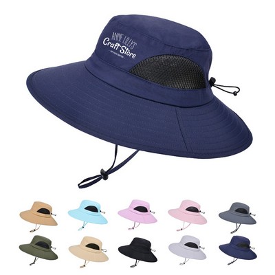 Waterproof Wide Brim Boonie Bucket Sun Hat