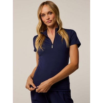 Greyson Women's Halley Short Sleeve Quarter-Zip