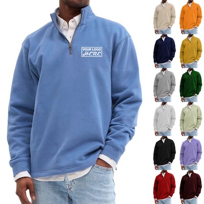 Men's Quarter Zip Sweatshirt