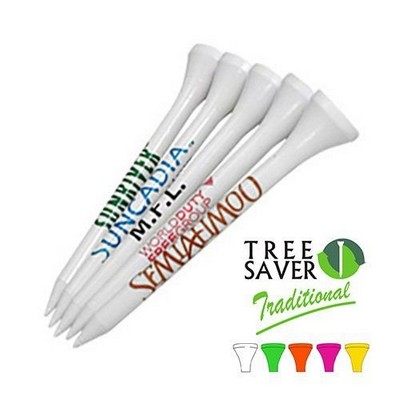 Bulk Tree Saver Eco Friendly Golf Tees 2 3/4" (Shank & Cup One Color Imprint)