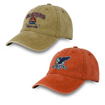 Unstructured Pigment Cotton Dad Cap