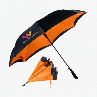 48" Arc Straight Handle Umbrella